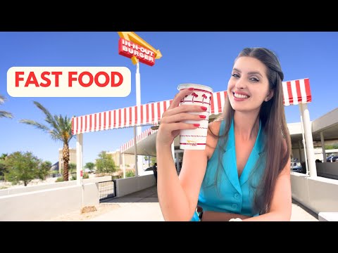 Vocabulary at a fast food restaurant - English Lesson