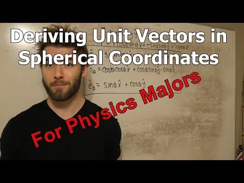 Deriving Unit Vectors in Spherical Coordinates (Physics Majors)