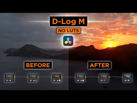 D-Log M Color Grading Made EASY | DaVinci Resolve 20 Workflow