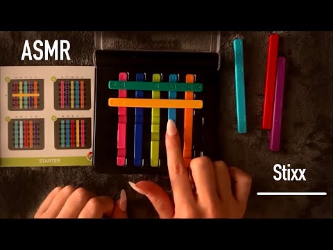 😴 ASMR - Playing IQ Stixx Puzzle (1) - Clicky Whispering