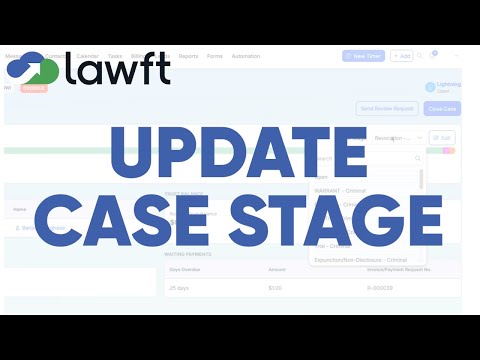 How to Update Case Stage