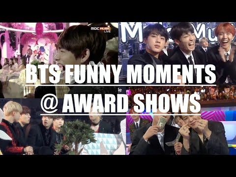 BTS FUNNY MOMENTS @ AWARD SHOWS