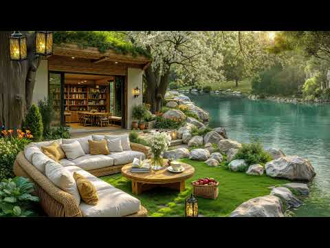 Positive Jazz in a Lakeside Ambience | Soft Jazz Background Music for Focus, Study and Work