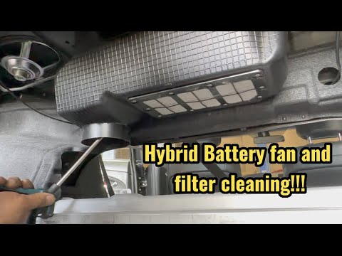 Increase your hybrid battery life! Toyota Camry Hybrid Battery Fan and Filter cleaning