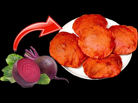चुकंदर की पूरी कैसे बनती हैं || beetroot puri recipe || बीटरूट की पुरिया बनाने की रेसिपी #beatroot 