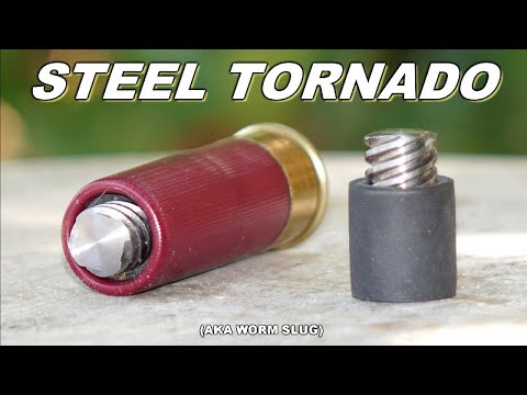 We test the experimental STEEL TORNADO 12ga. Shotgun Slugs  - Wow!