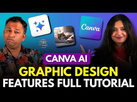Canva AI Features For Graphic Design in Hindi - Canva AI Image, Logo, Thumbnail, Code Generator