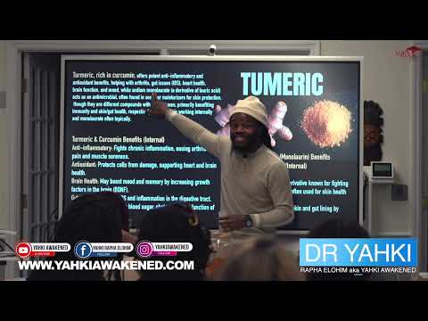 Dr Yahki Teaches  about COCONUT OIL • TURMERIC • CAYENNE... How to make your on wellness shot!