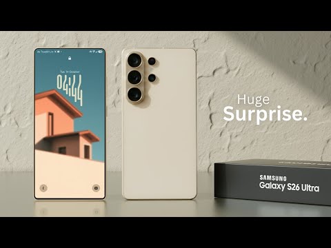 Samsung Galaxy S26 Ultra Looks STUNNING – First Official Design Reveal!