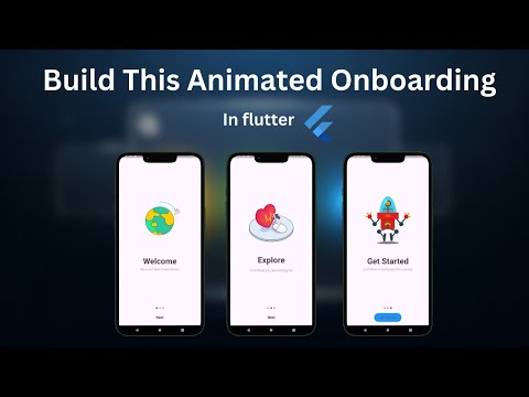 Animated Onboarding Screen in Flutter with Lottie Files | Step-by-Step Tutorial