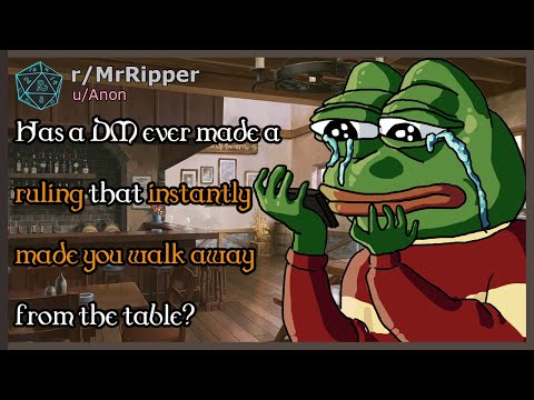 Has a DM ever made a ruling that instantly made you walk away from the table? #dnd