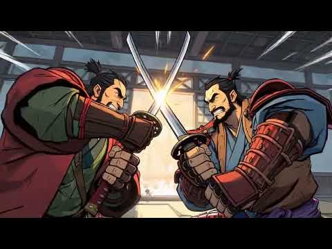 Samurai sword fighting by seedance2.0
