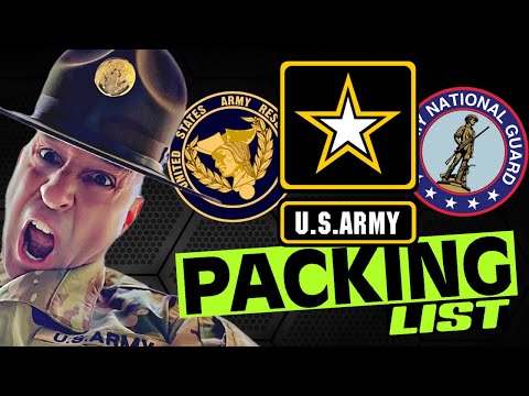 WHAT TO BRING FOR BASIC TRAINING - THIS IS WHAT YOU NEED TO PACK (MALES AND FEMALES)