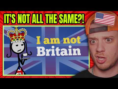 The Difference between the UK, Great Britain & England (American Reacts)