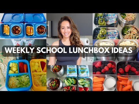 BACK TO SCHOOL! WEEKLY SCHOOL LUNCHBOX IDEAS - Week 5