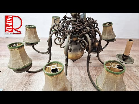 Multi-arm chandelier - Restoration