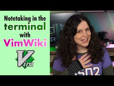 VimWiki: I write my notes in the terminal, like a monster