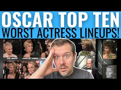 Top 10 WORST Best Actress Oscar Lineups of ALL TIME