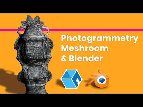 Photogrammetry in Meshroom & Blender