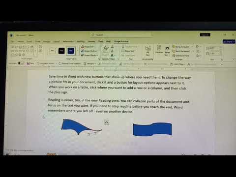 M S Word ki Insert tab ki illustration group ka shape option 