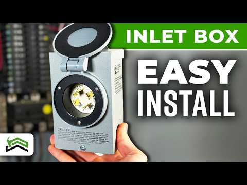 Whole House Power Backup Solution | Generator Inlet Box Install