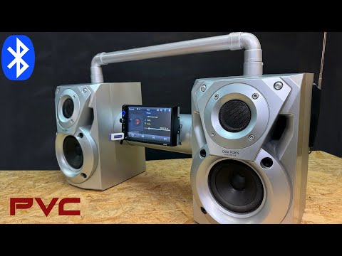DIY / Equipo Multimedia Casero Bluetooth a batería / PVC