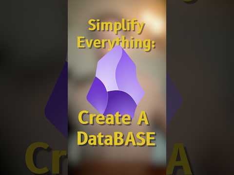 Obsidian Bases NEW Core Plugin 📝 Simplify #notes Organization #obsidian #obsidianbases