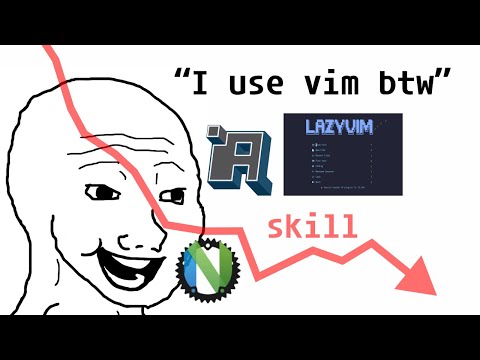 The decline of "i use vim btw"