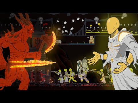 Inferno vs Citadel - Rematch battle! Marble Ragdoll battle in Unity