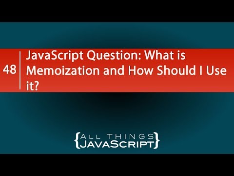 What the Heck is Memoization? How Would I Use it?