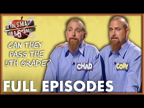 Twice The Fun In Today's Classroom! | Are You Smarter Than A 5th Grader? | Full Episode | S01E16-17