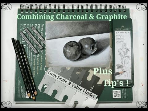 Combining Charcoal & Graphite for Drawing Plus Tips ! | Understanding Value in Art