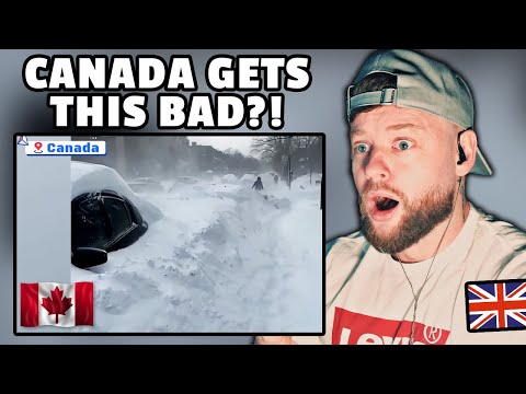Brit SHOCKED at how INSANE Canada Winters Get!❄️
