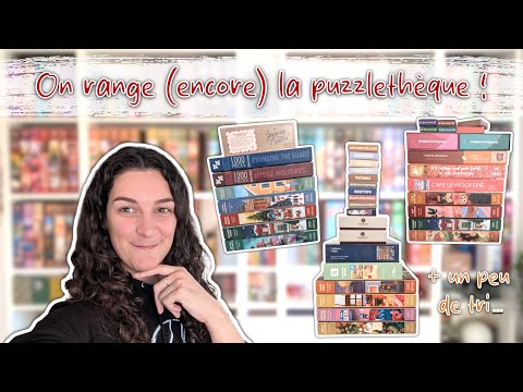 LA PUZZLETHÈQUE DÉBORDE - On range les 40 nouveaux puzzles ! 🧩🧡