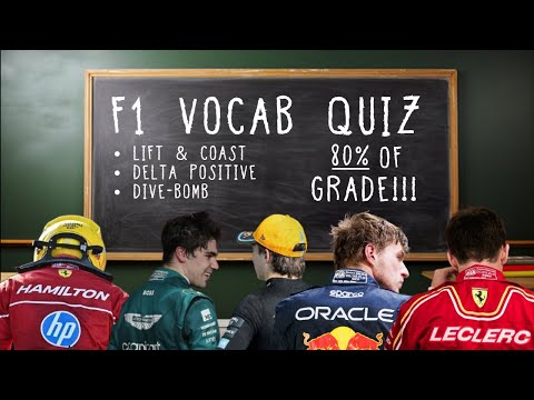 F1 Vocabulary Explained