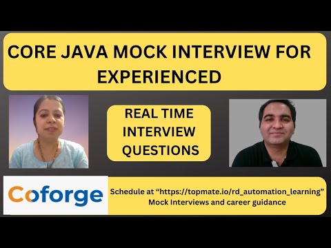 Coforge Java Interview Questions | Core Java Interview Questions