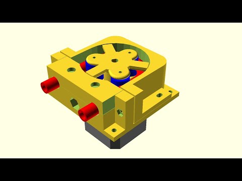 DIY 3D Printed Peristaltic Pump