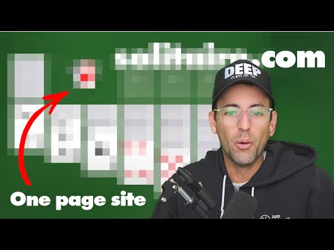 Can you make $10K/month with a one-page website?