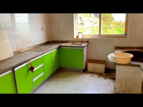 Two girls renovated an old house by the sea ~ Room Makeover ~ Kitchen renovation