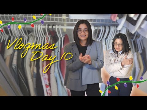 Vlogmas 2025 Day 10 🎄 Outerwear Cleanup! Trying on all my coats and overcoats & Decluttering