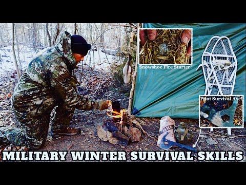 Military Winter Survival Kit and Skills!