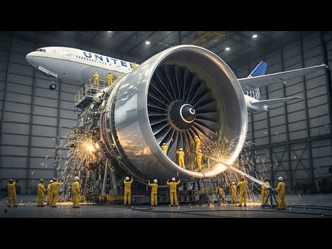 How The Engine Of Boeings MASSIVE 777 Is Made