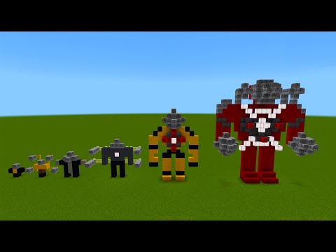 Best Evolution Skibidi Drillman vs Random Mobs?!? In Minecraft