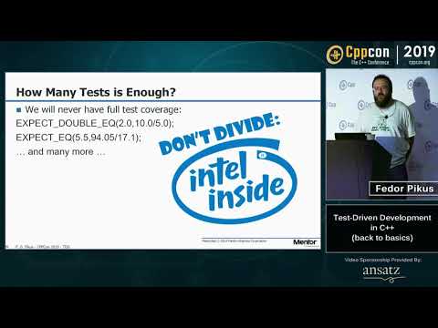 Back to Basics: Test-driven Development - Fedor Pikus - CppCon 2019