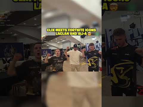 Clix MEETS Fortnite Icons Lachlan &amp; Ali-A 🤯