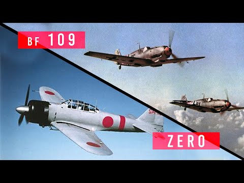 Bf 109 vs A6M Zero: Which Axis fighter was superior?