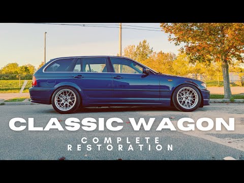 Full BMW E46 Wagon Restoration in 20 Minutes! Mechanical, Paint & Interior Transformation!