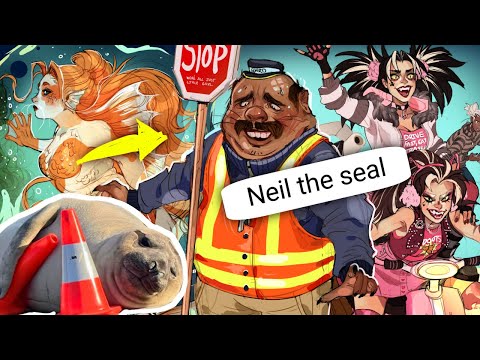 Turning Pinterest images into characters🐈 ANIMAL EDITION 🦭(CHARACTER DESIGN CHALLENGE)