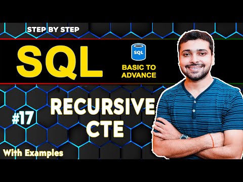 Recursive CTE | Recursive SQL Queries | SQL Tutorial in Hindi 17