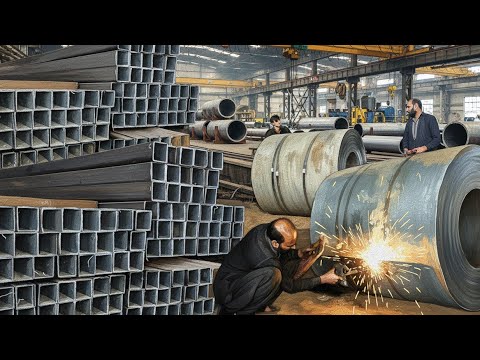 This is How Stainless Steel Pipe Are Manufactured | Mass Production of Steel Pipes